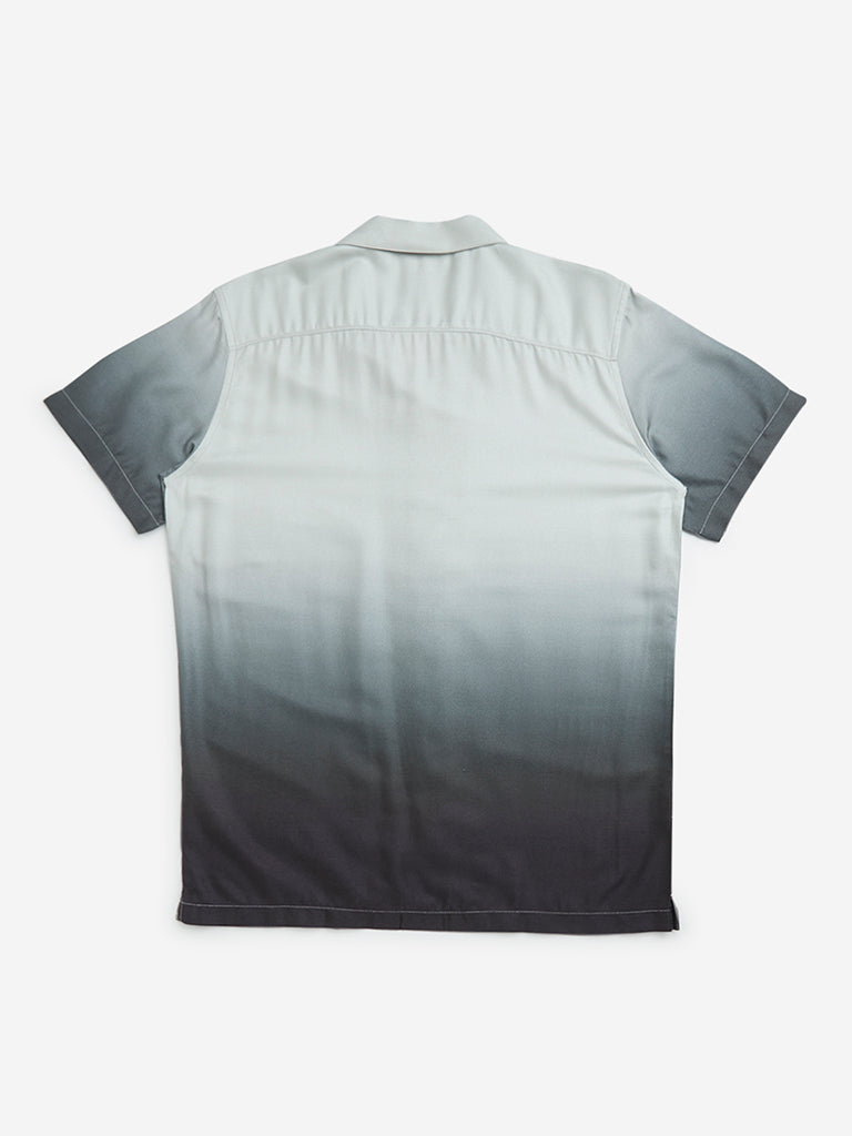 Y&F Kids Black Ombre-Finish Resort-Fit Shirt