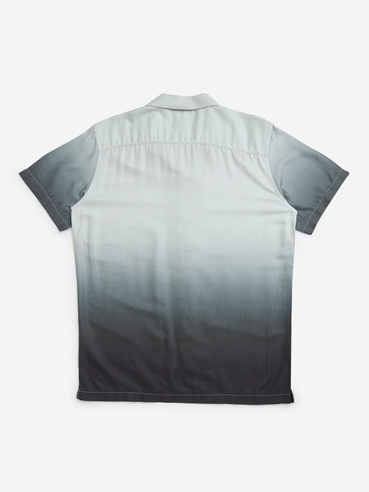 Y&F Kids Black Ombre-Finish Resort-Fit Shirt