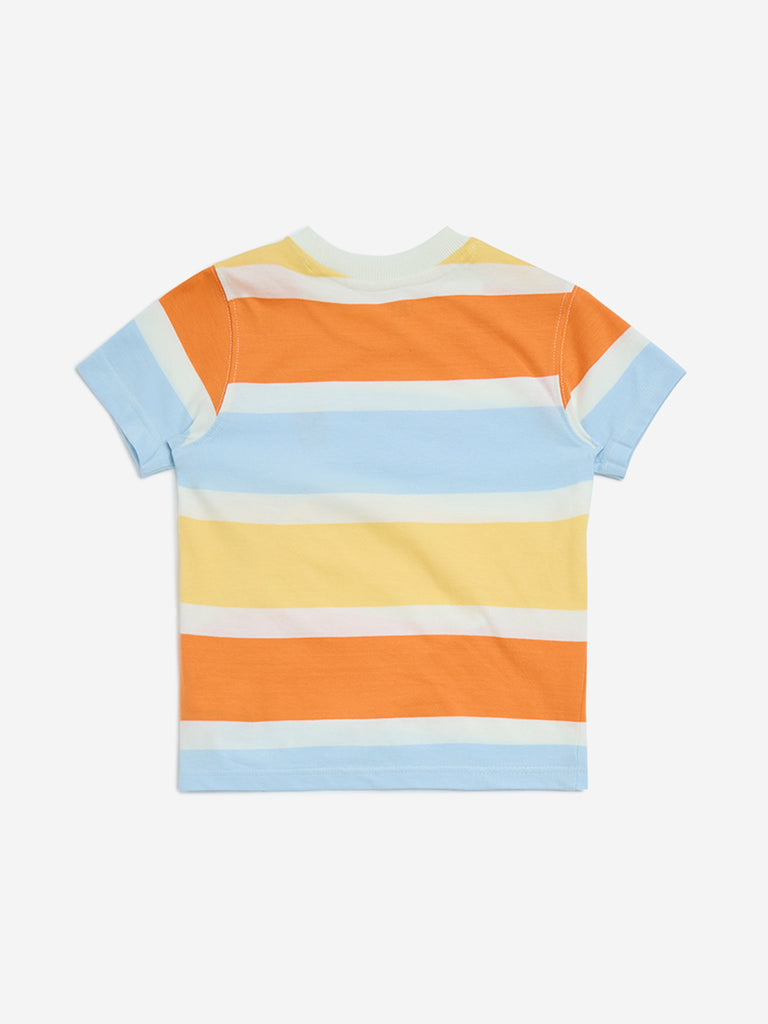 HOP Kids Multicolour Cotton T-Shirt