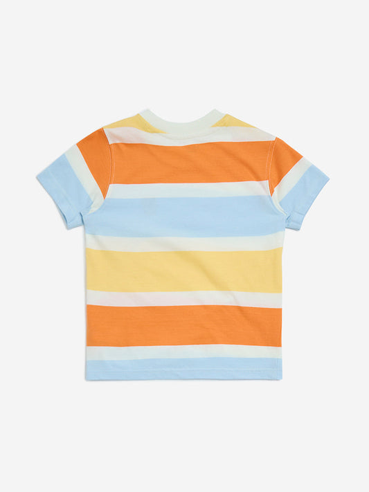 HOP Kids Multicolour Cotton T-Shirt