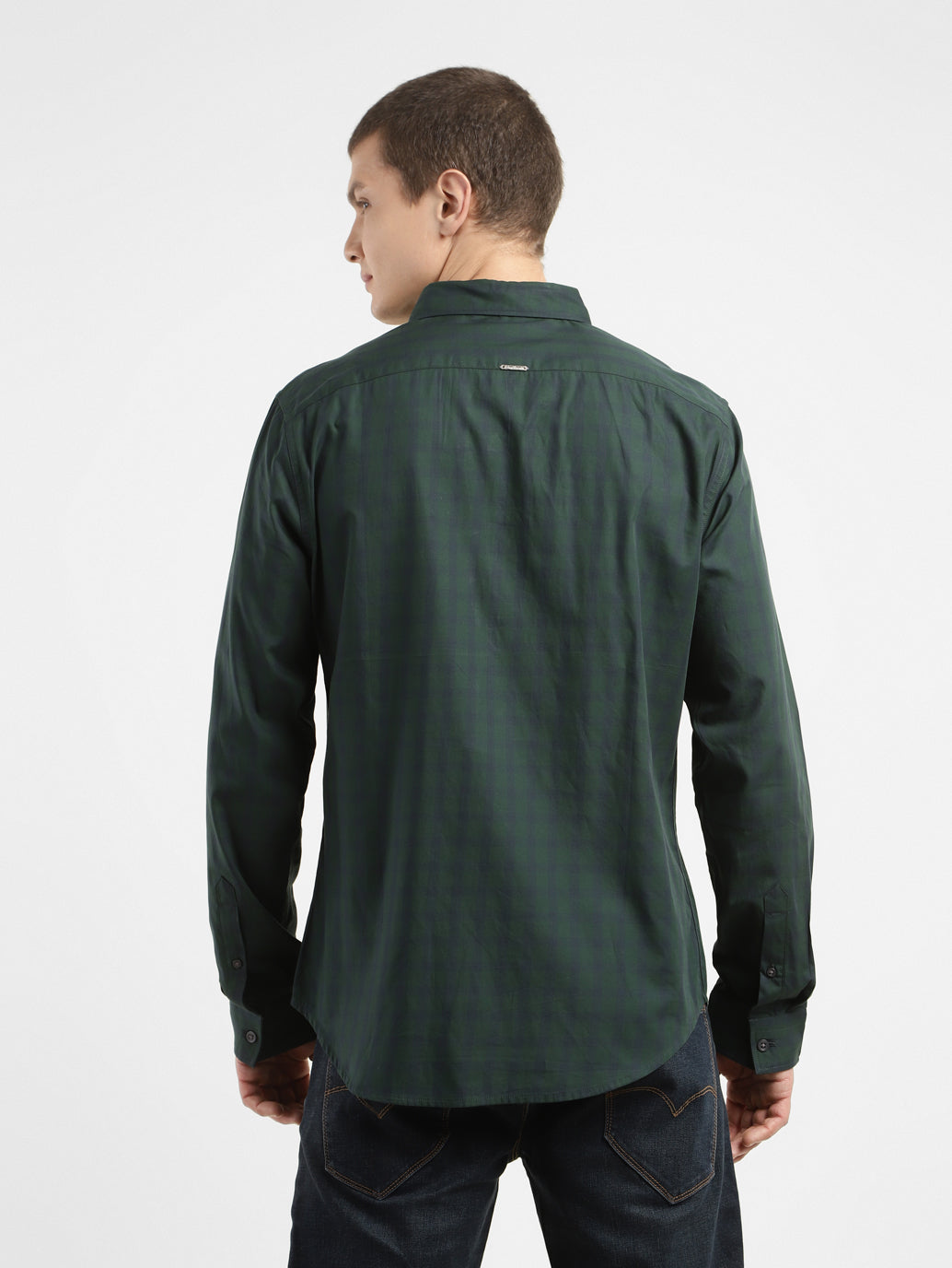 Men's Checkered Slim Fit Shirt