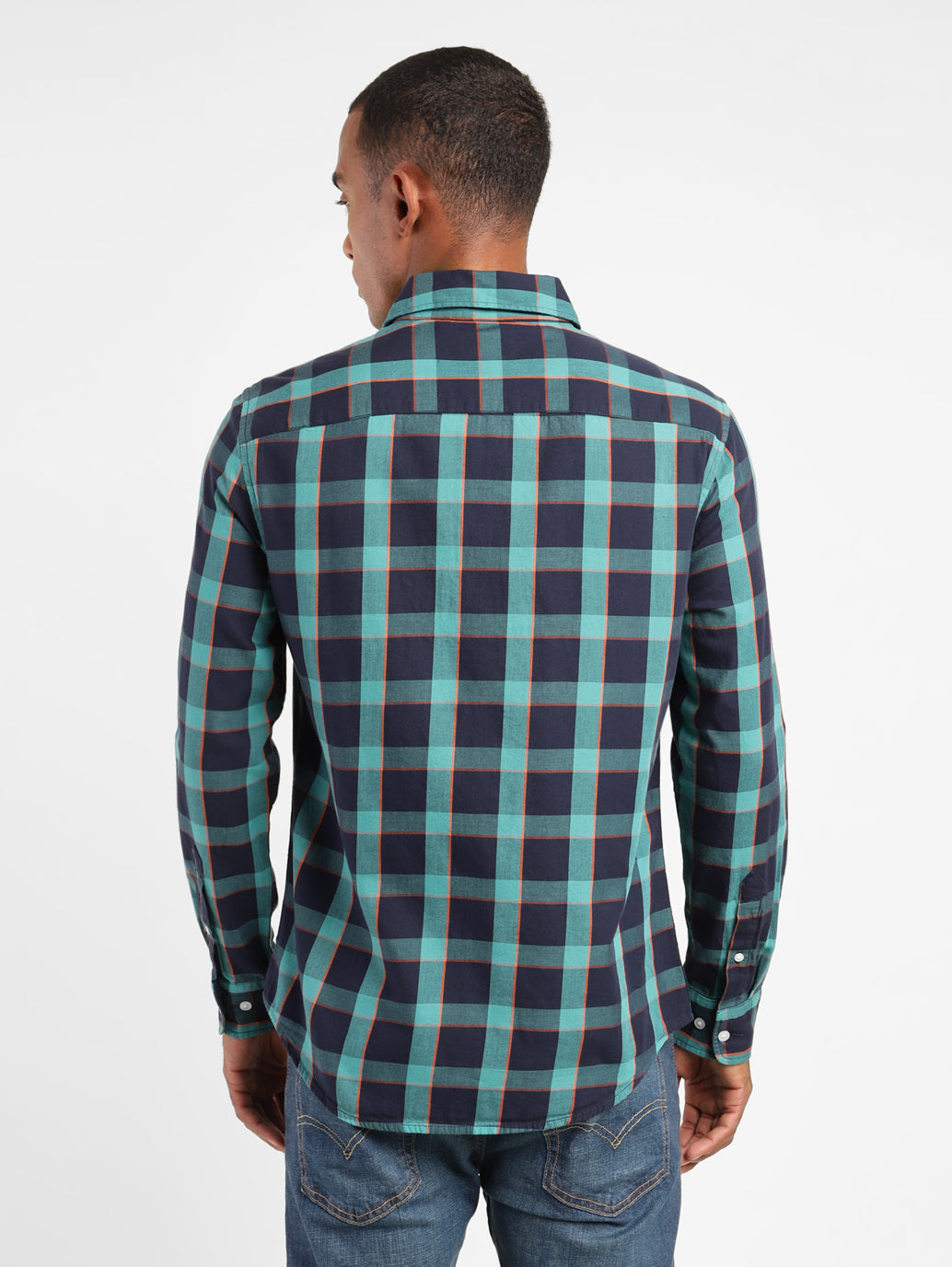 Men's Checkered Slim Fit Shirt