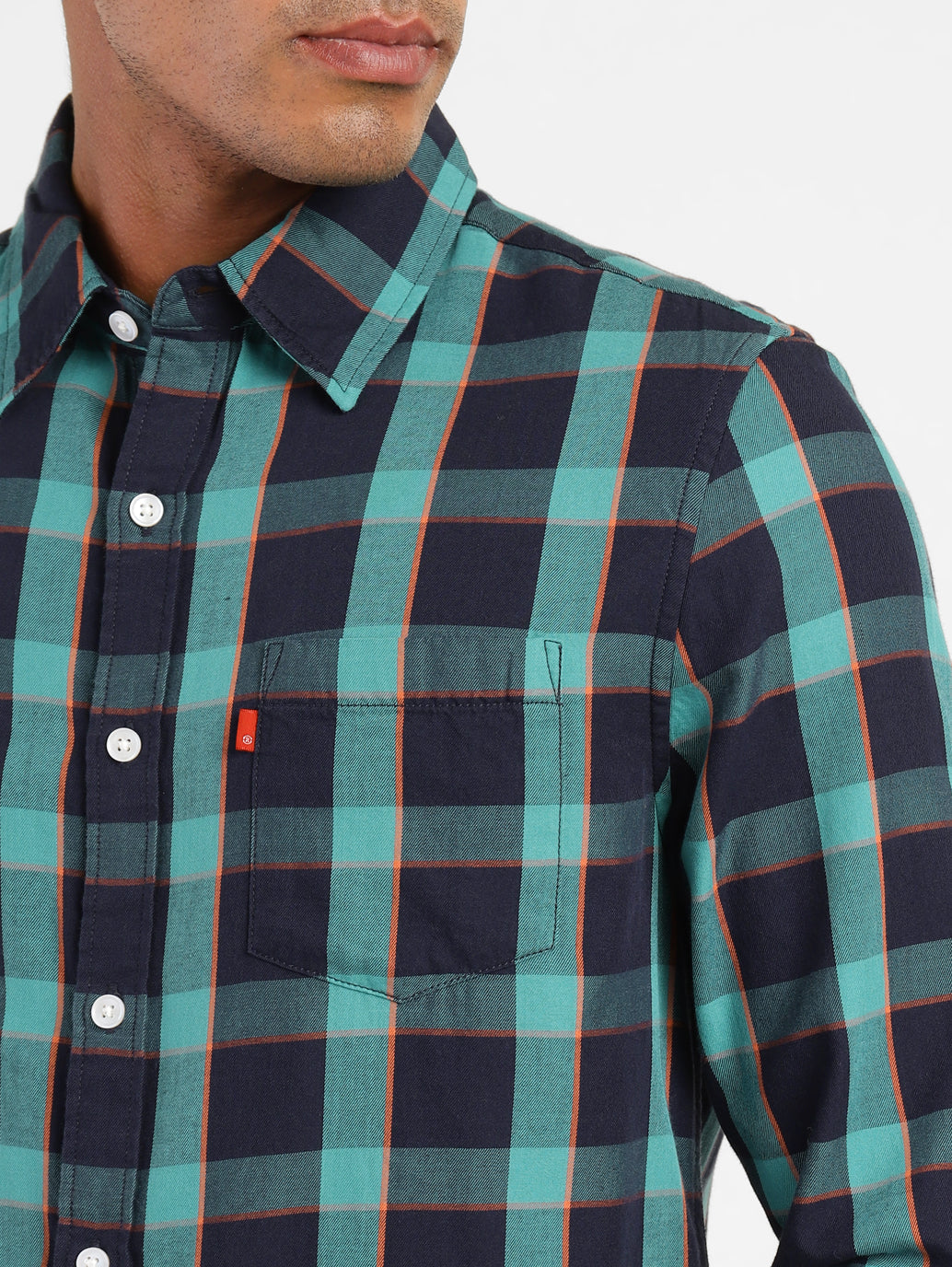 Men's Checkered Slim Fit Shirt