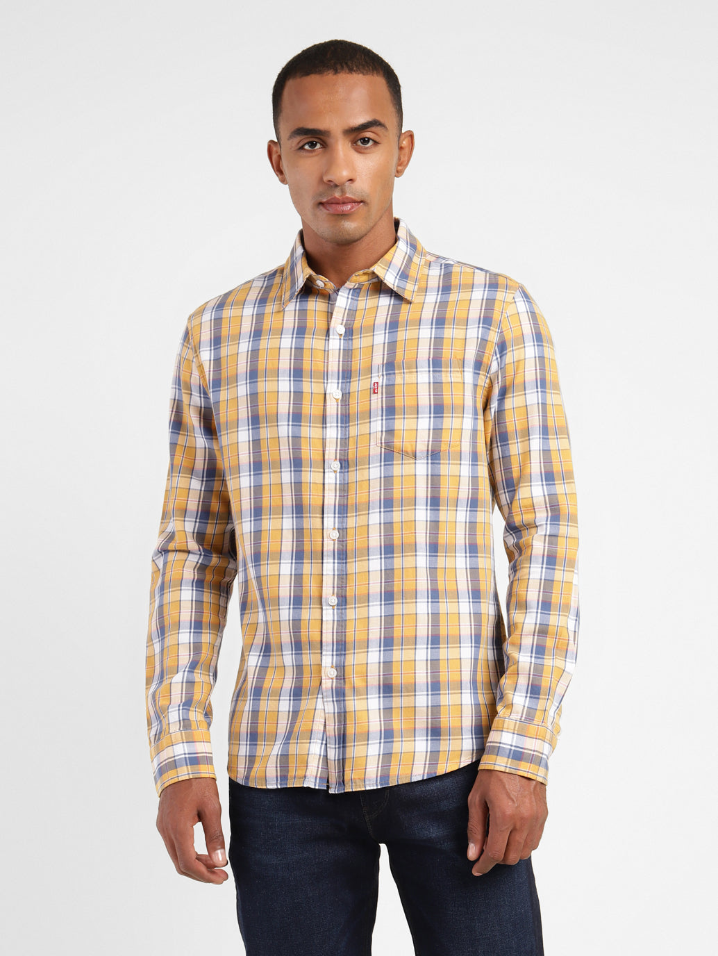 Men's Checkered Slim Fit Shirt