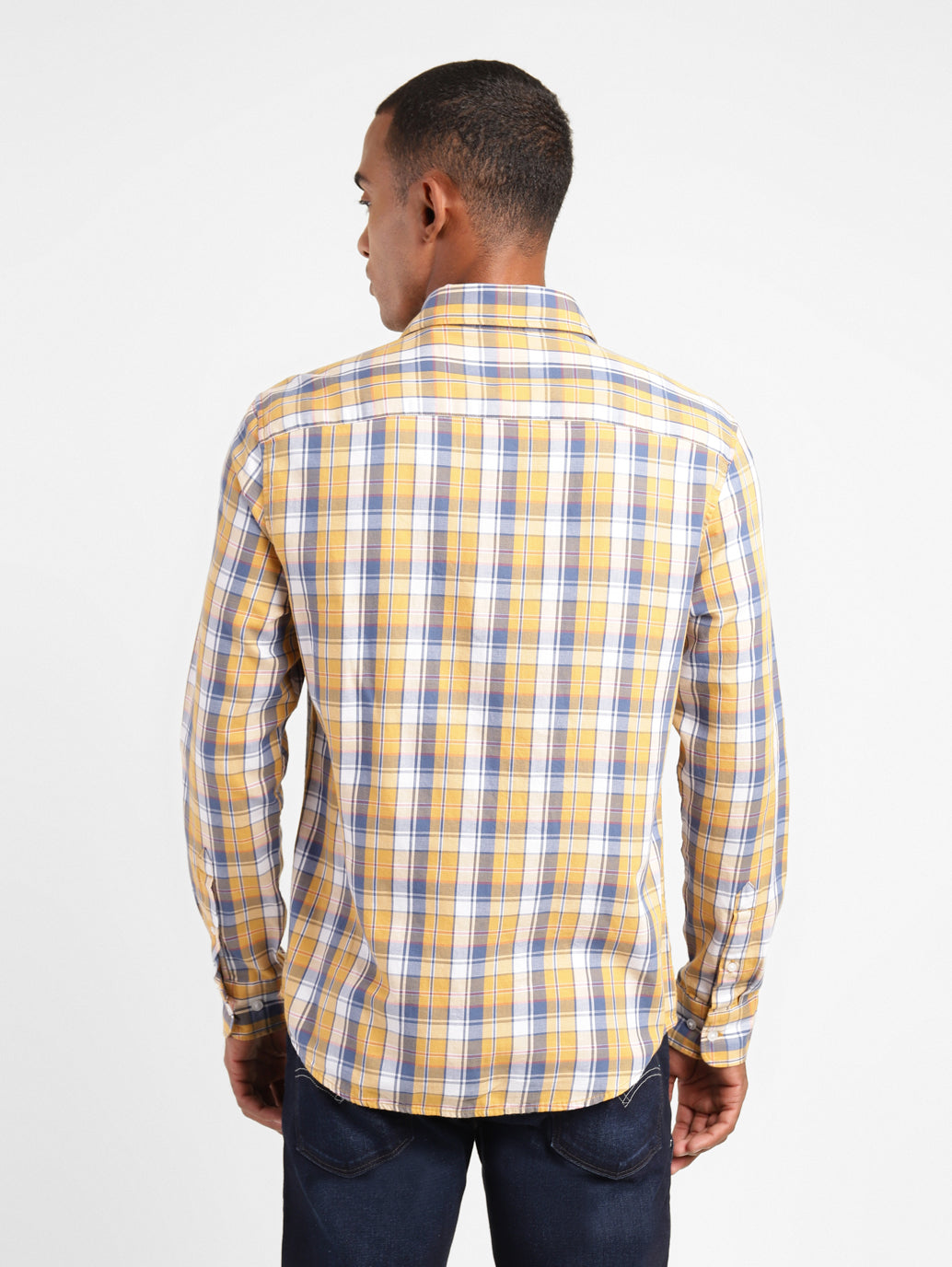Men's Checkered Slim Fit Shirt