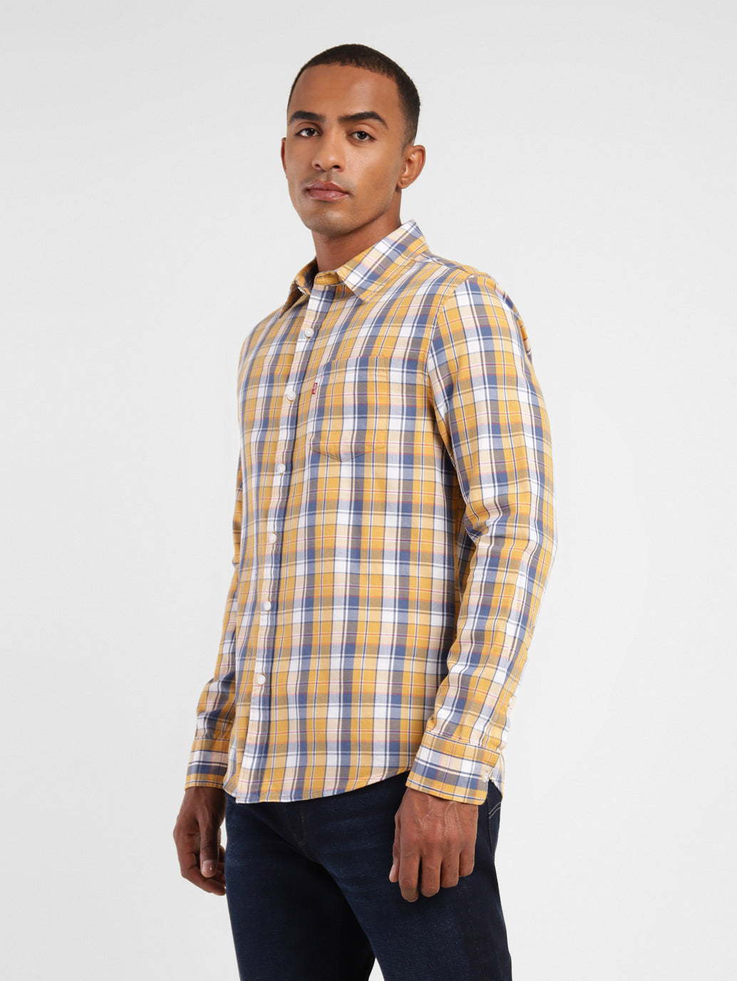 Men's Checkered Slim Fit Shirt