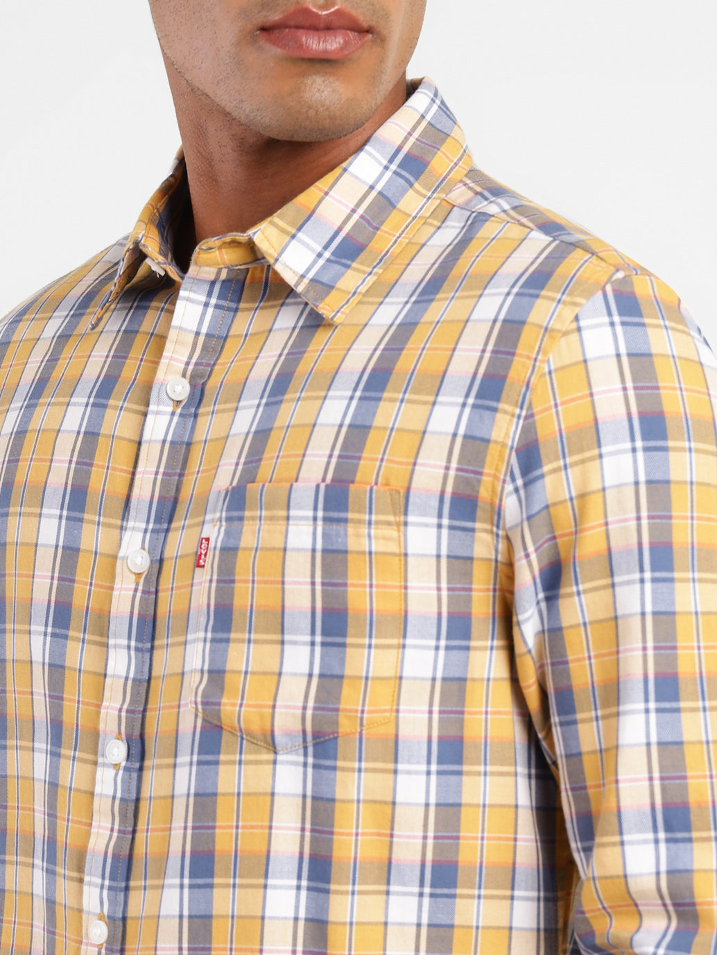 Men's Checkered Slim Fit Shirt