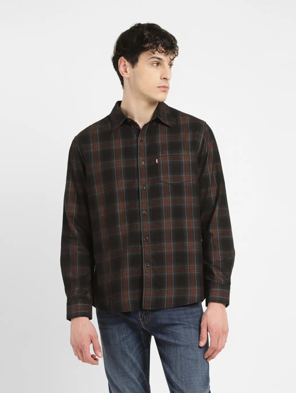 Men's Checkered Slim Fit Shirt