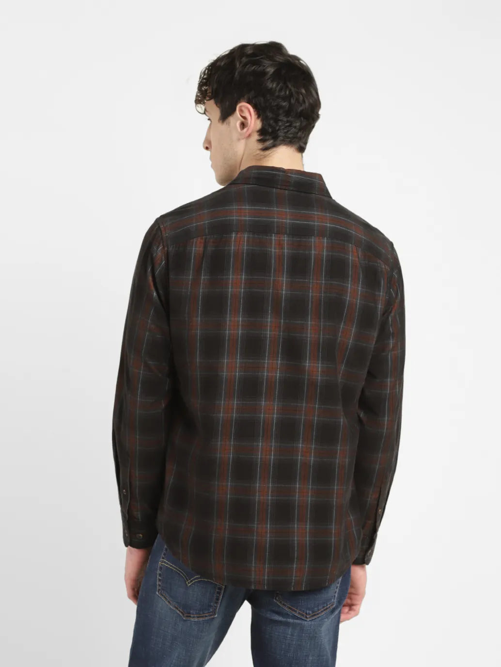 Men's Checkered Slim Fit Shirt