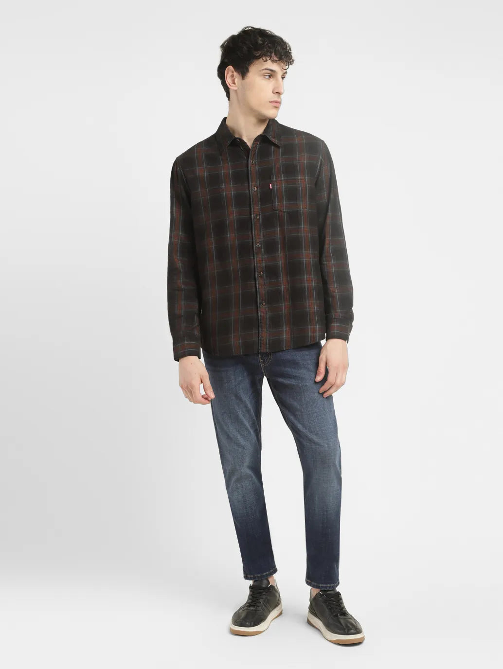 Men's Checkered Slim Fit Shirt