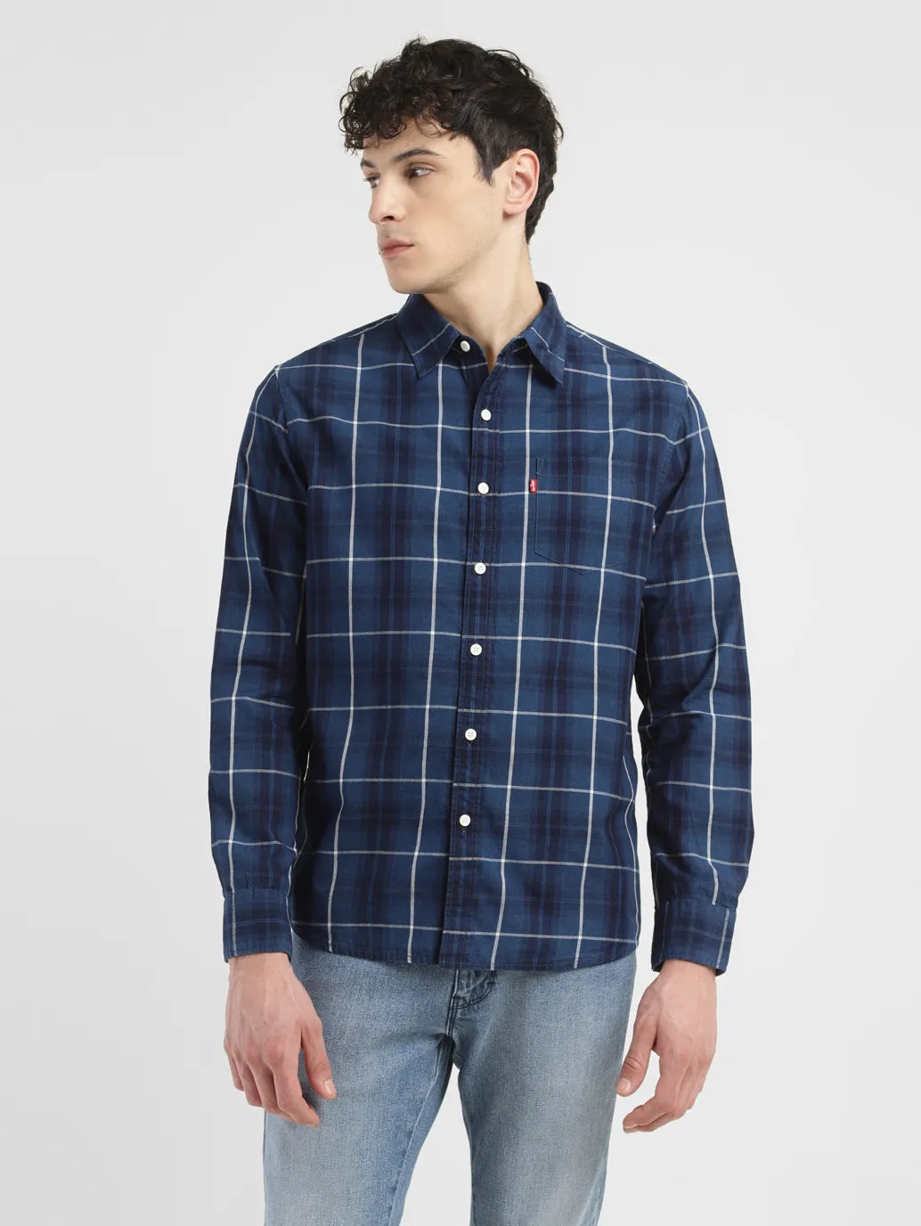 Men's Checkered Slim Fit Shirt