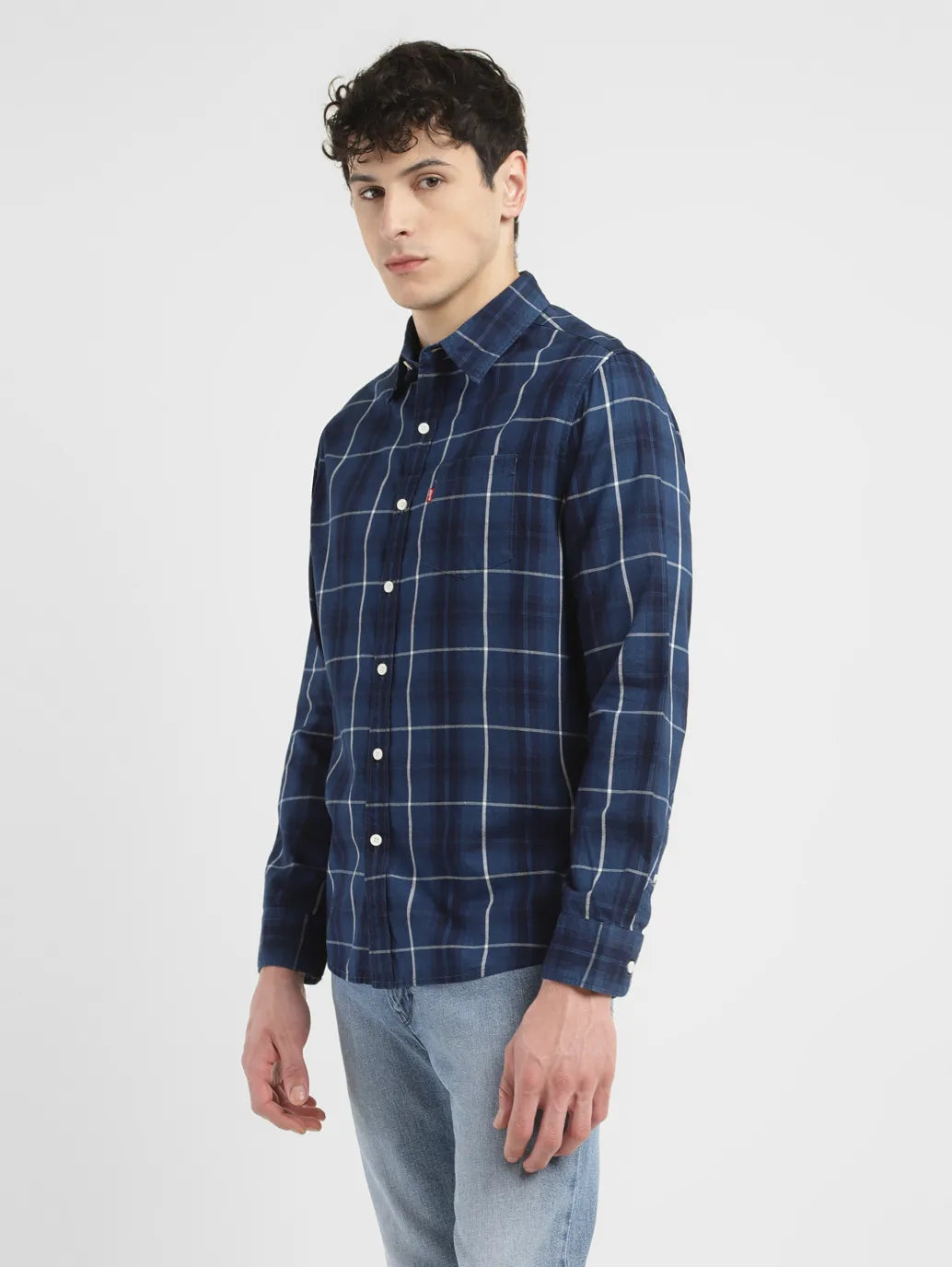 Men's Checkered Slim Fit Shirt