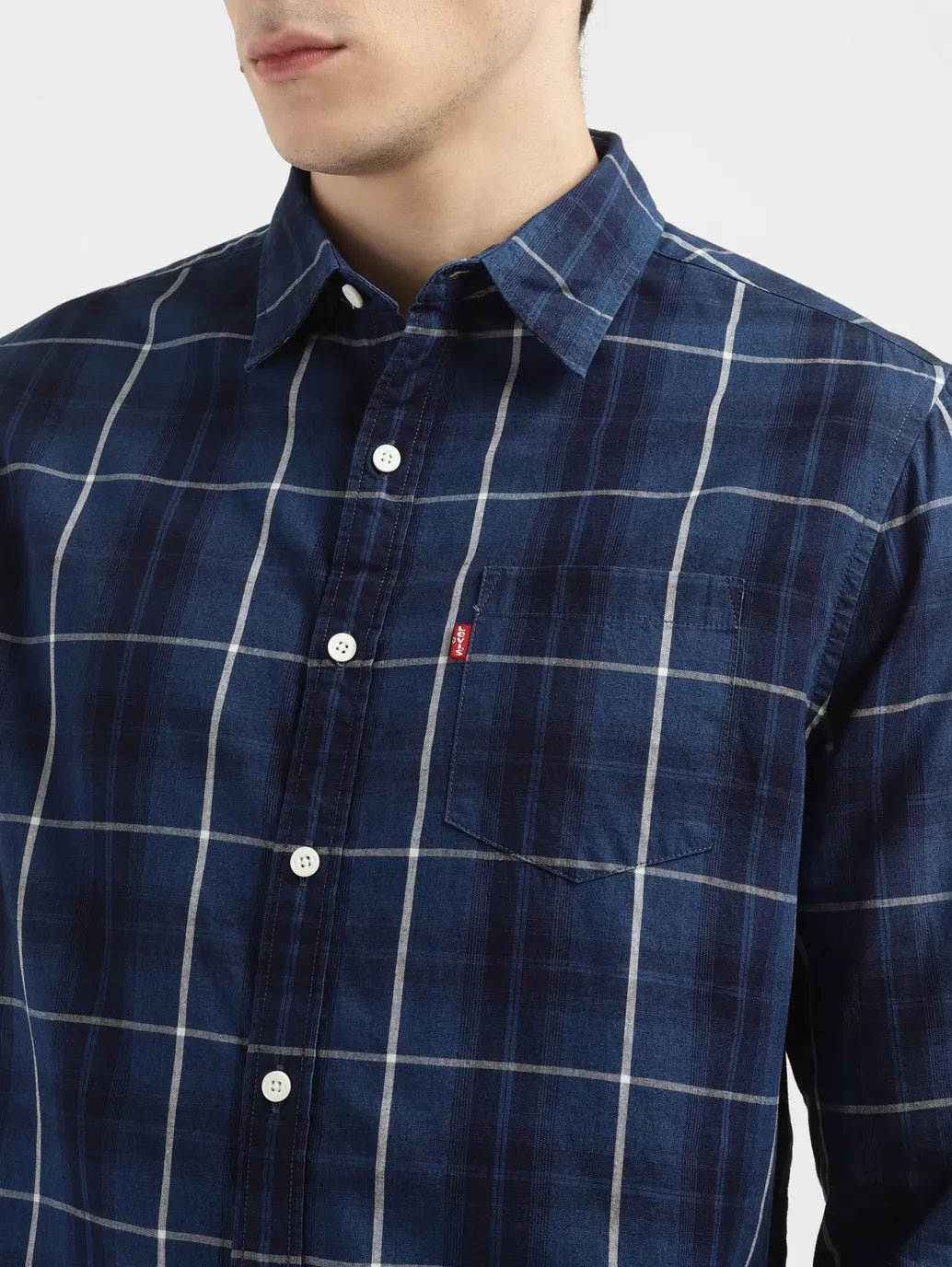 Men's Checkered Slim Fit Shirt