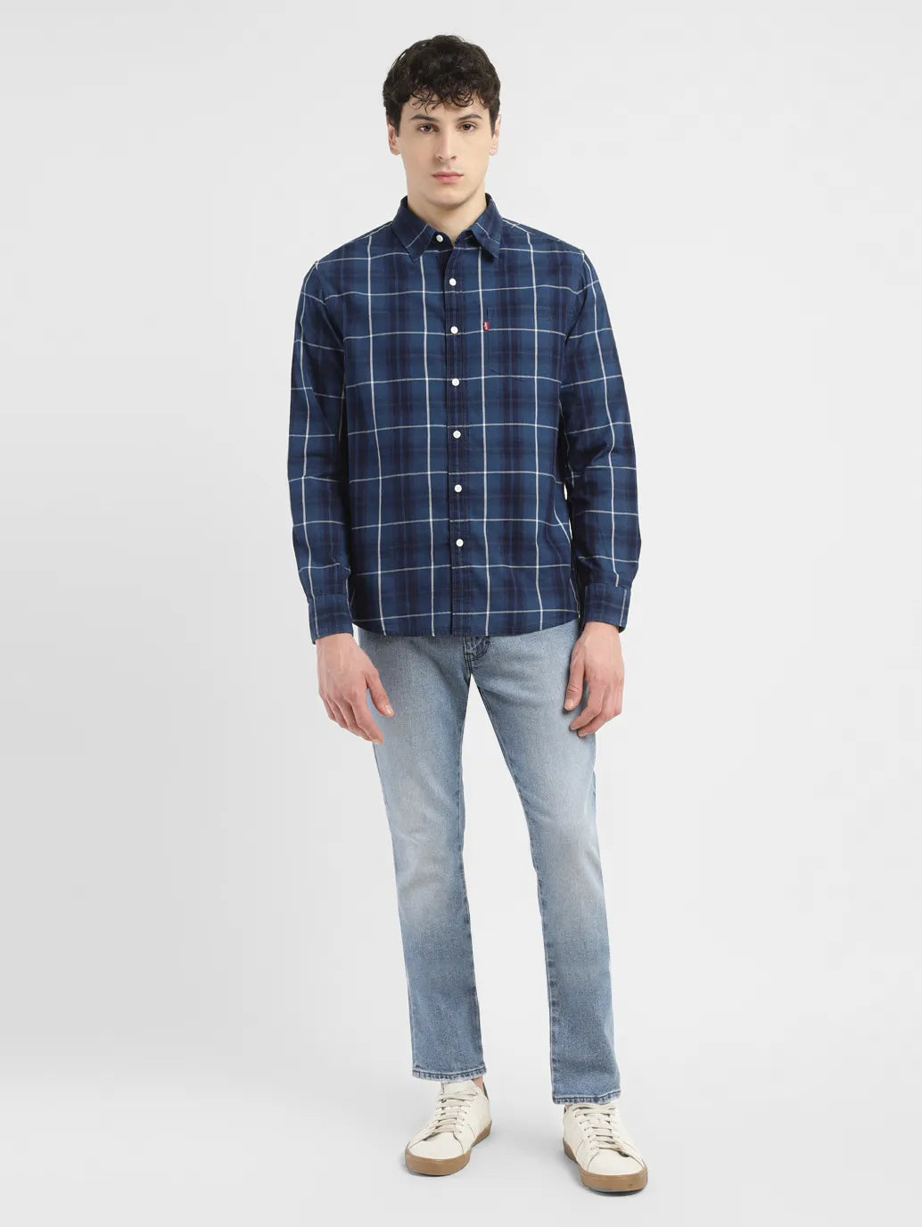Men's Checkered Slim Fit Shirt