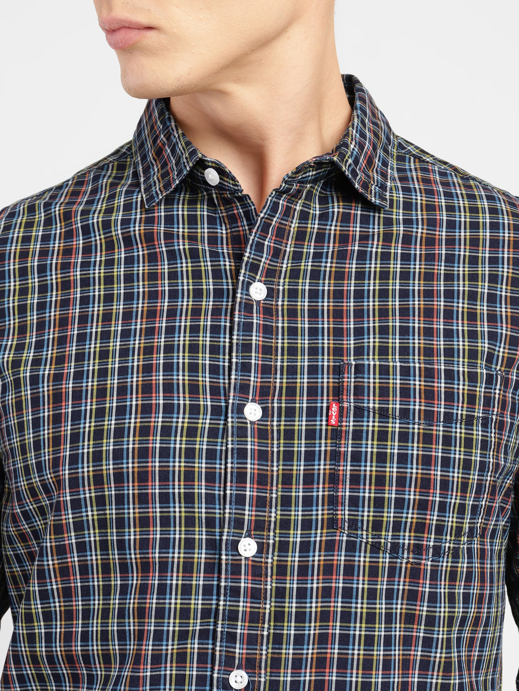 Men's Checkered Slim Fit Shirt