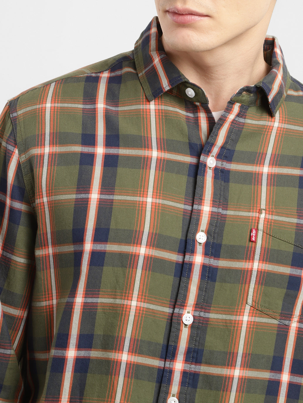 Men's Checkered Slim Fit Shirt
