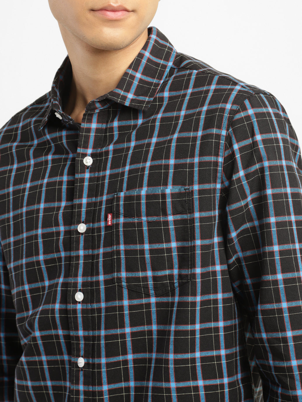 Men's Checked Slim Fit Shirt