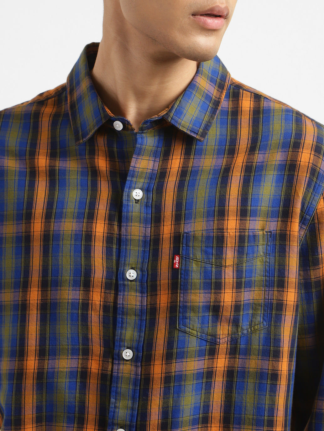 Men's Checkered Slim Fit Shirt