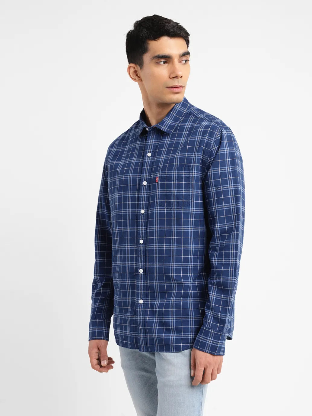 Men's Checkered Slim Fit Shirt