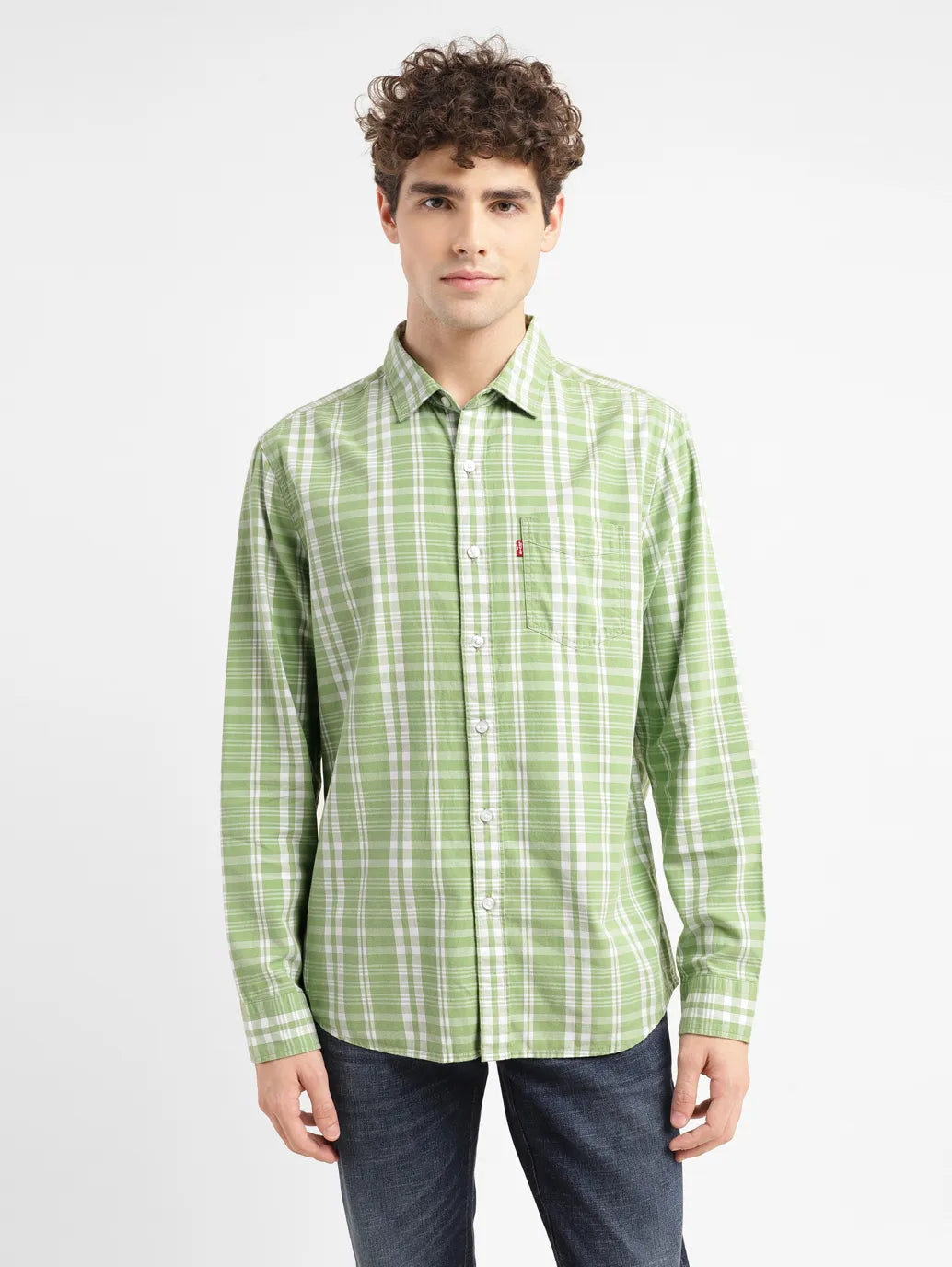 Men's Checkered Slim Fit Shirt