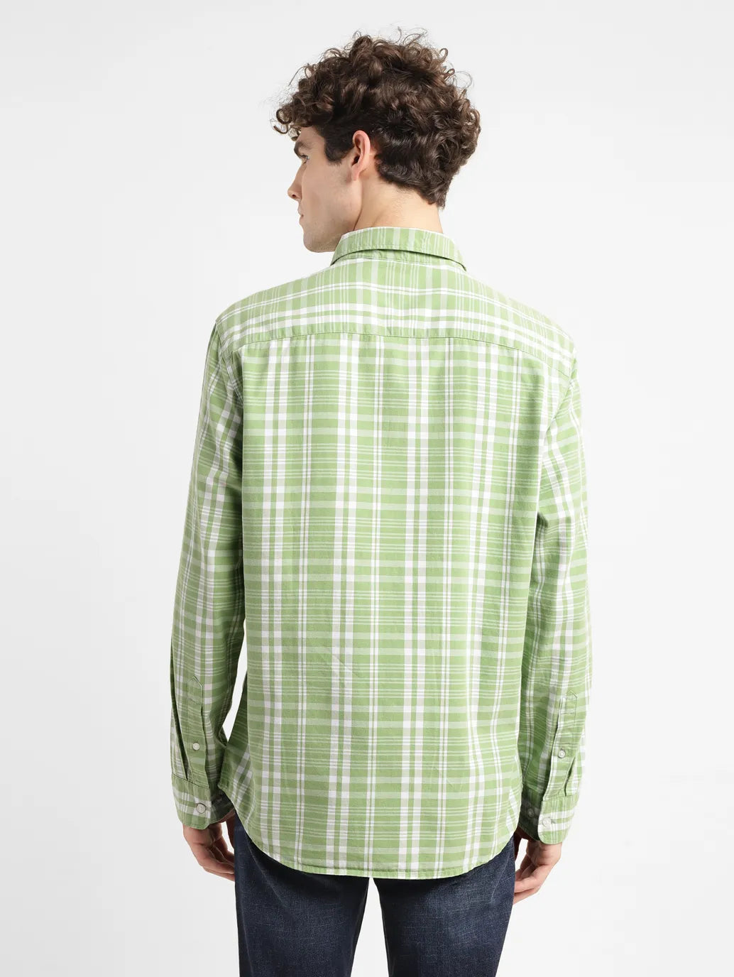 Men's Checkered Slim Fit Shirt