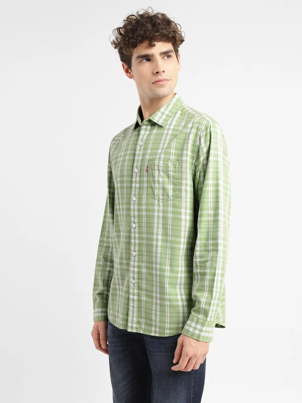 Men's Checkered Slim Fit Shirt