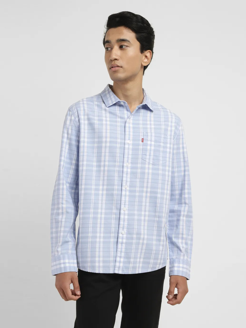 Men's Checkered Slim Fit Shirt