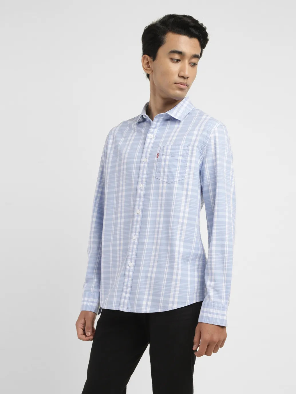 Men's Checkered Slim Fit Shirt