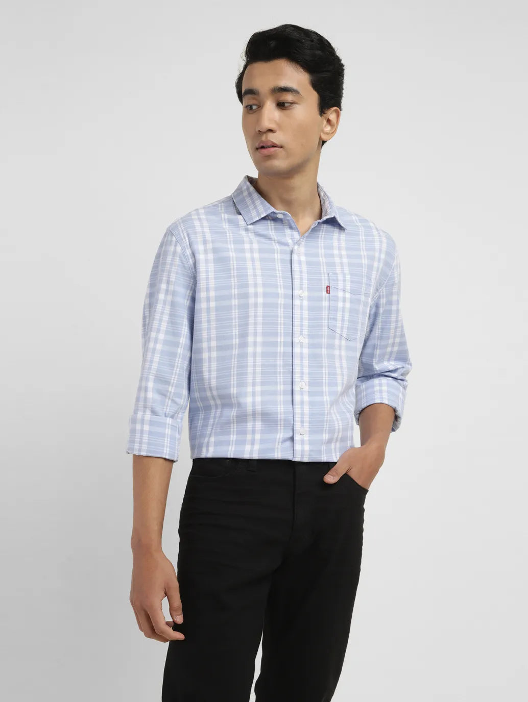 Men's Checkered Slim Fit Shirt