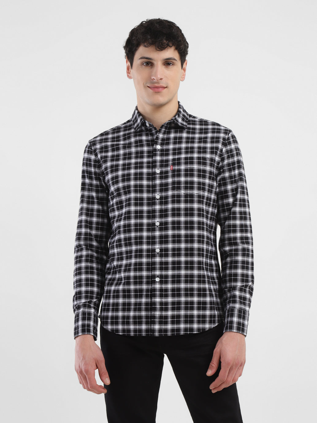 Men's Checkered Slim Fit Shirt