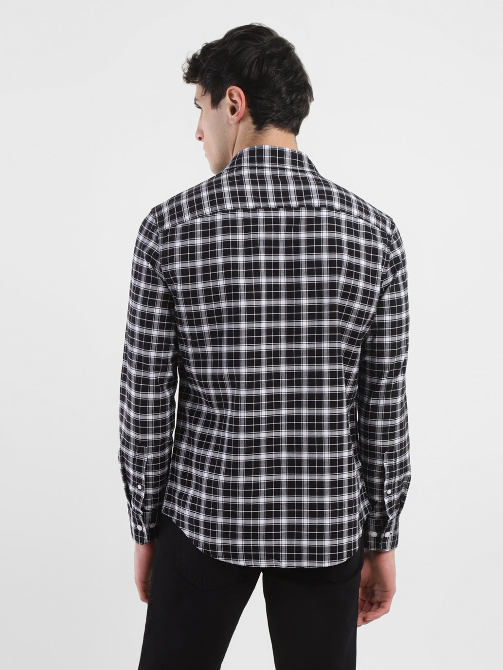 Men's Checkered Slim Fit Shirt