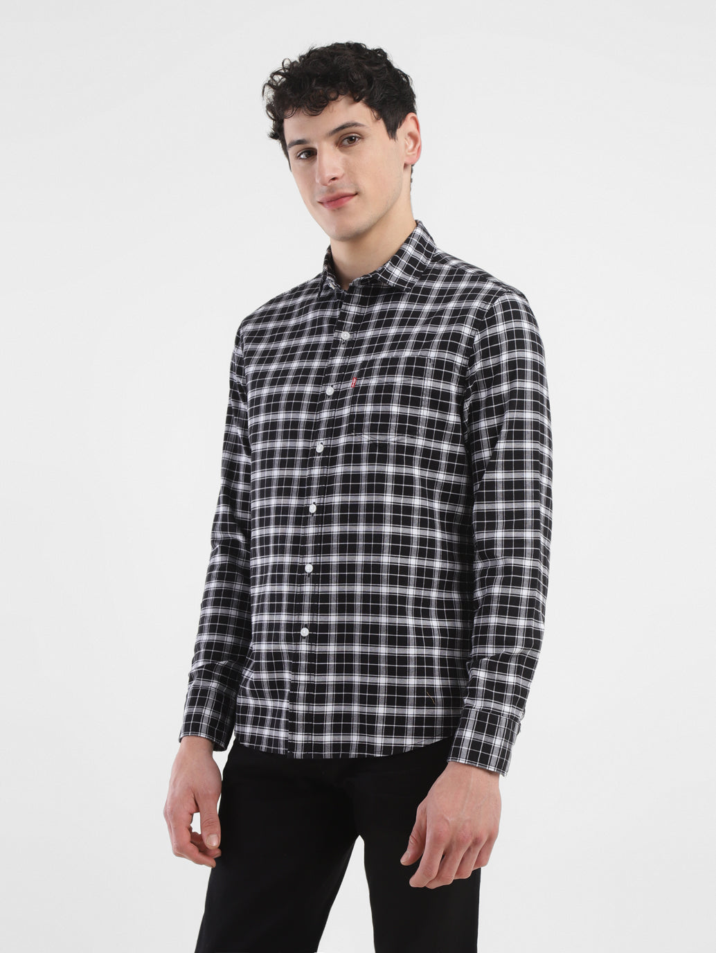 Men's Checkered Slim Fit Shirt