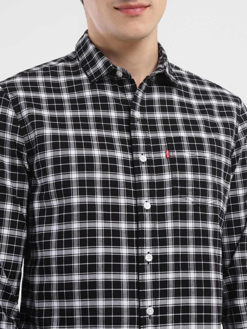 Men's Checkered Slim Fit Shirt