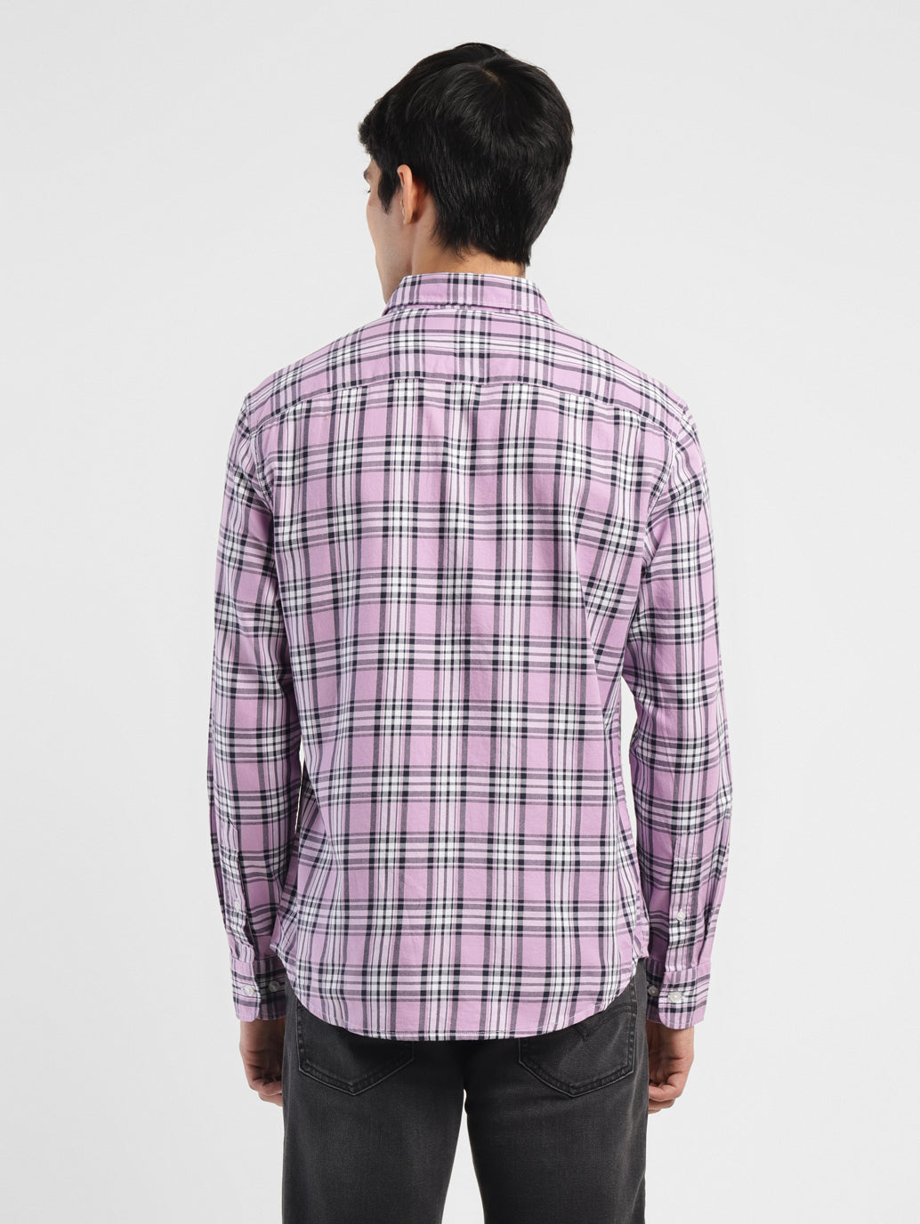 Men's Checkered Slim Fit Shirt