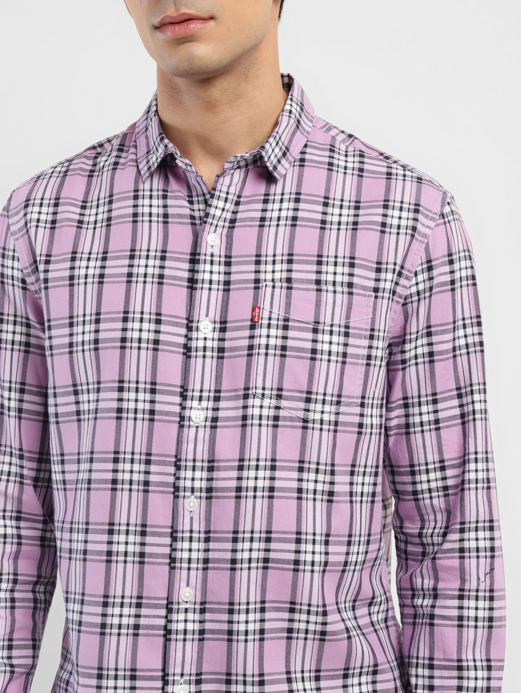 Men's Checkered Slim Fit Shirt