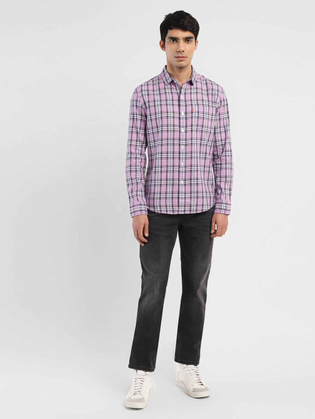 Men's Checkered Slim Fit Shirt