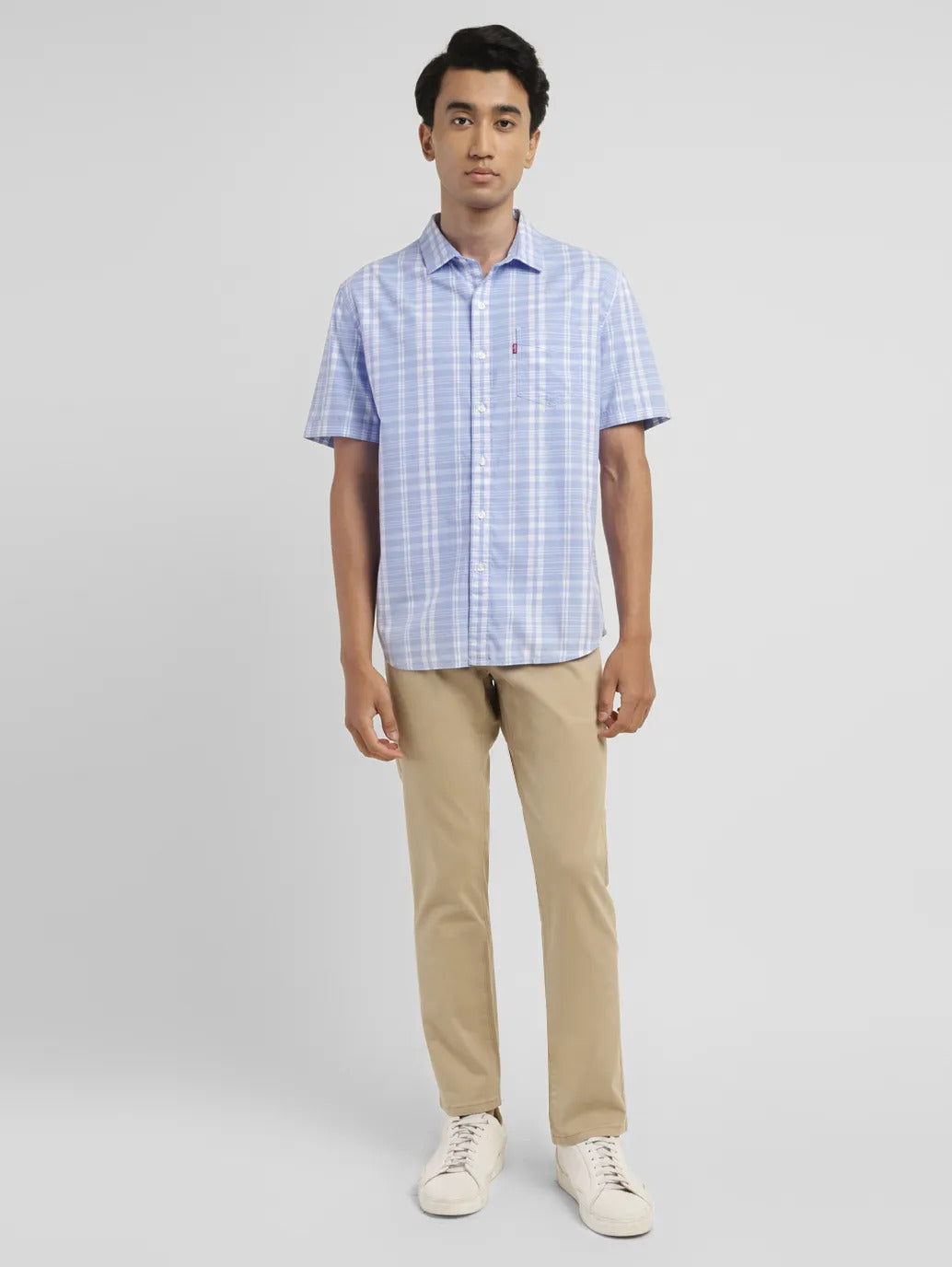 Men's Checkered Slim Fit Shirt