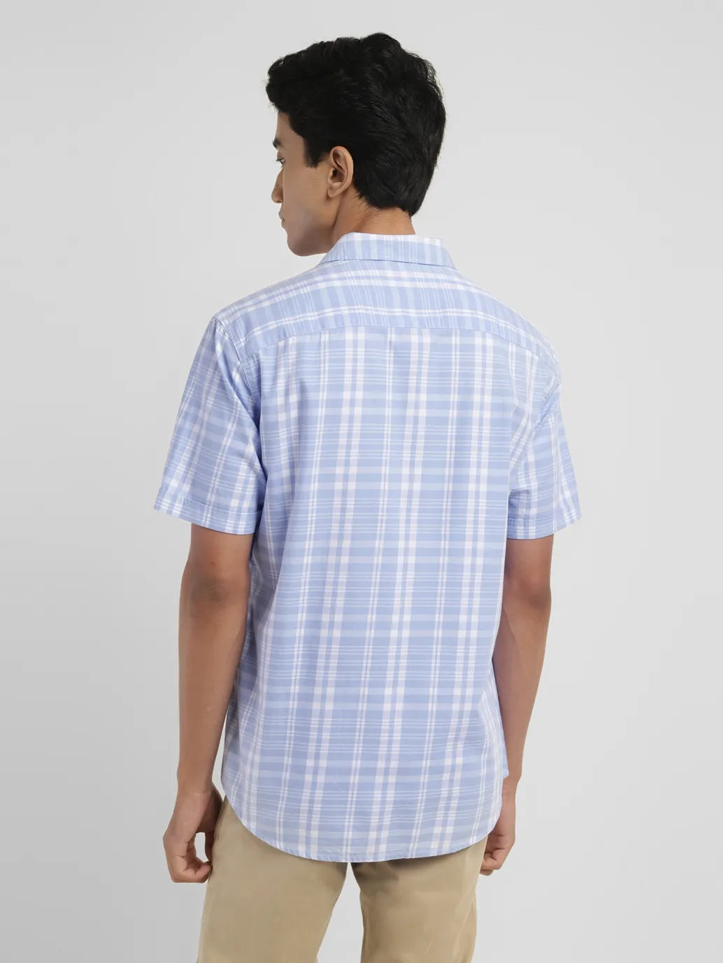 Men's Checkered Slim Fit Shirt