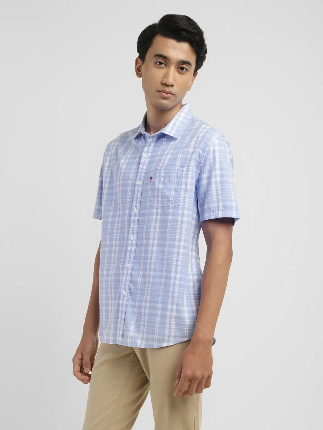 Men's Checkered Slim Fit Shirt