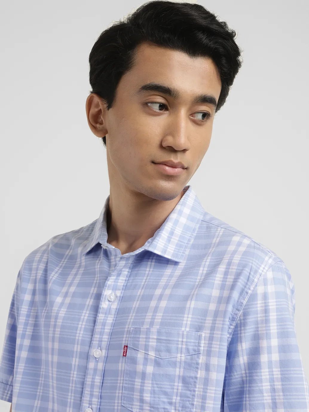 Men's Checkered Slim Fit Shirt
