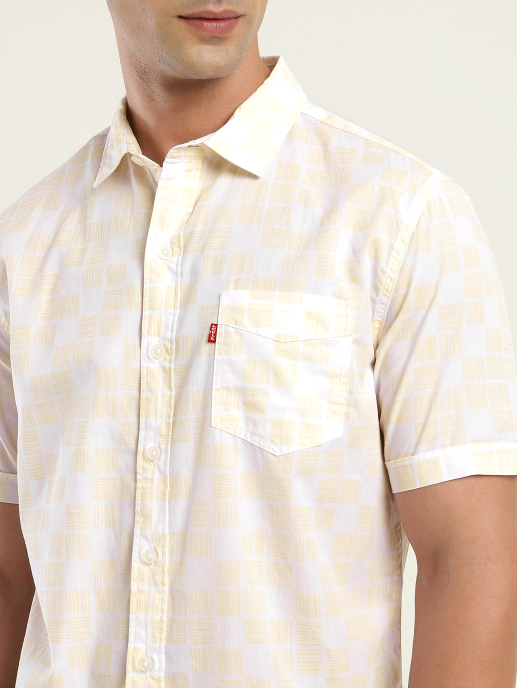 Men's All Over Printed Slim Fit Shirt