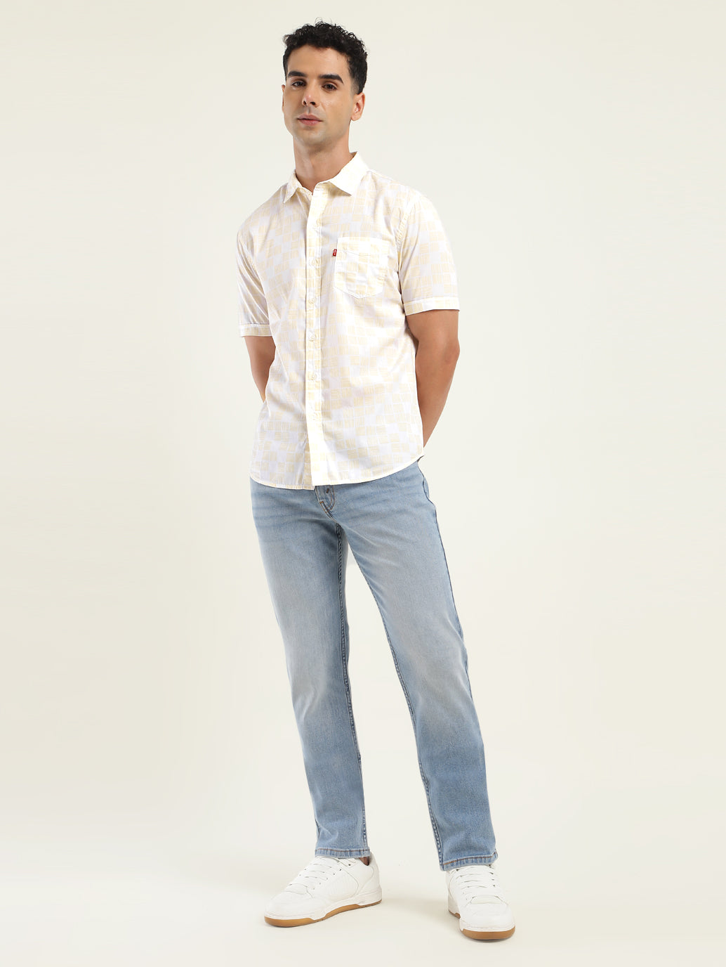 Men's All Over Printed Slim Fit Shirt