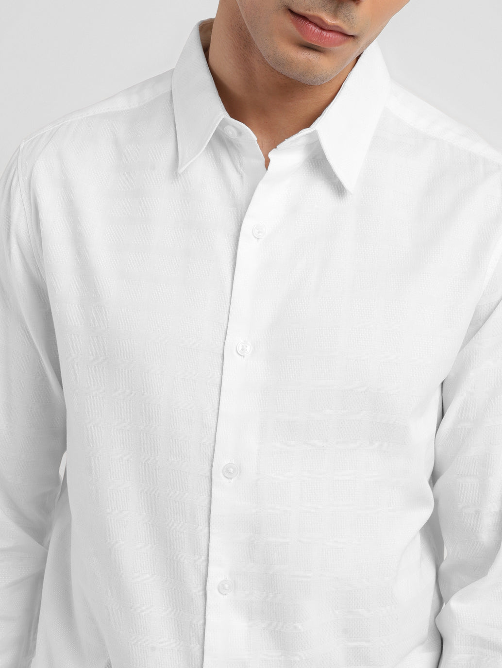 Men's Checkered Slim Fit Shirt
