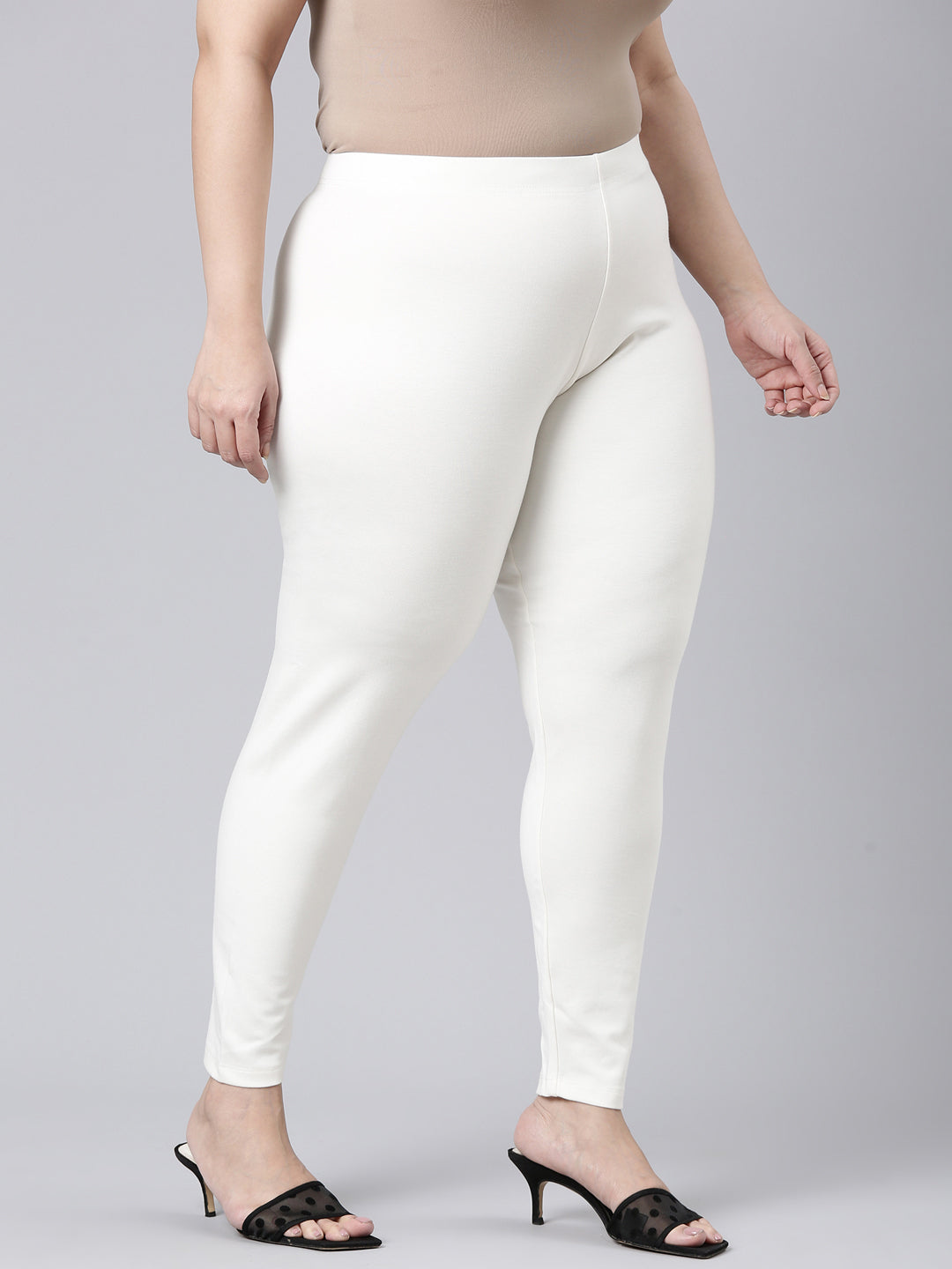 White Ponte Smart Fit Leggings