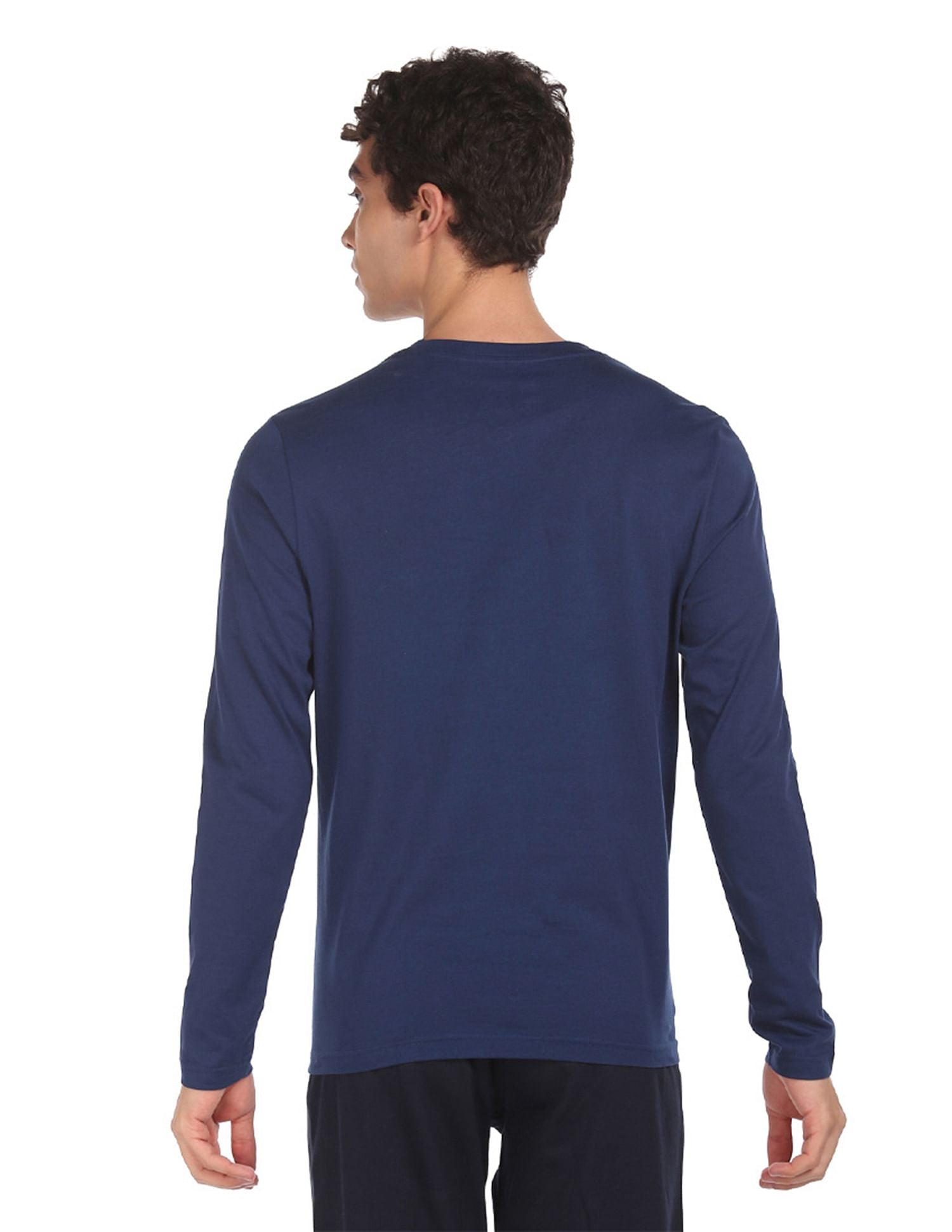 Pure Cotton Long Sleeve I693 Lounge T-Shirt - Pack Of 1