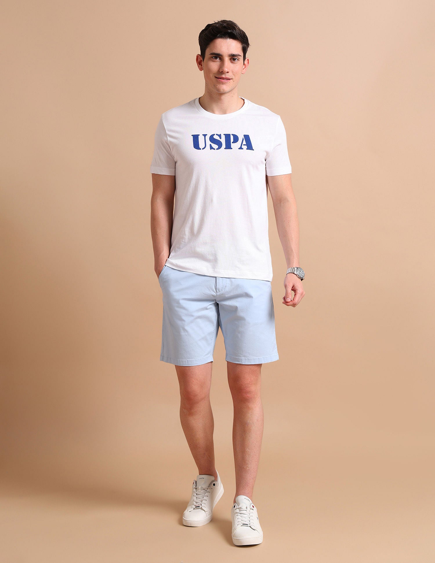U.S. Polo Assn. Contrast Logo T-Shirt