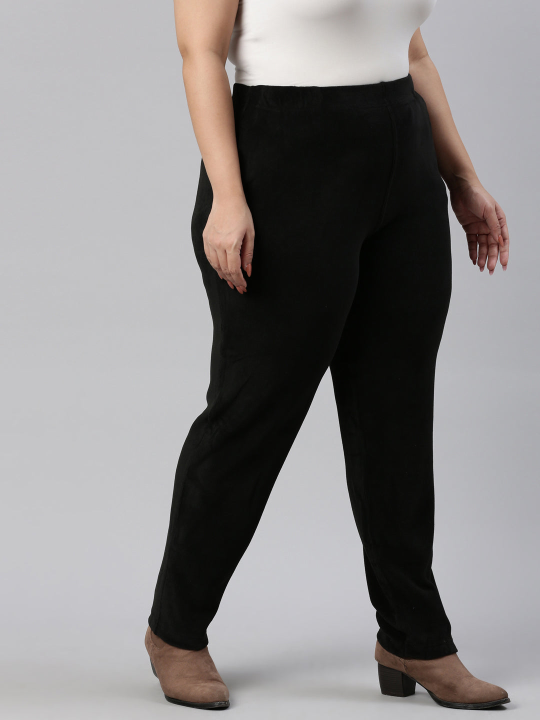 Black Velour Ultra Warm Pants