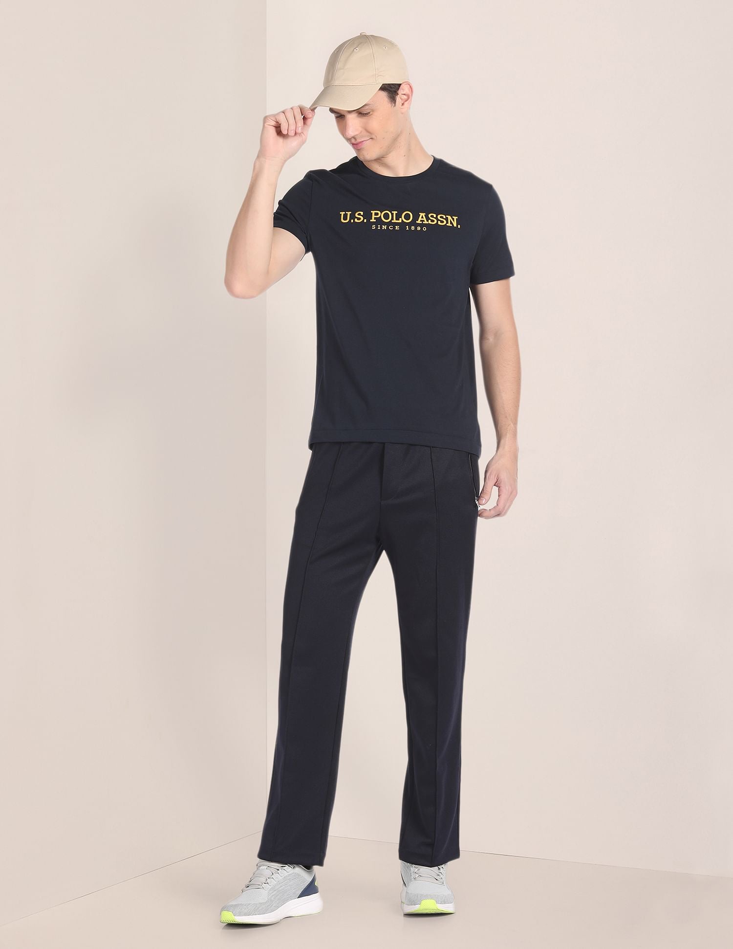 Brand Embroidered Cotton T-Shirt