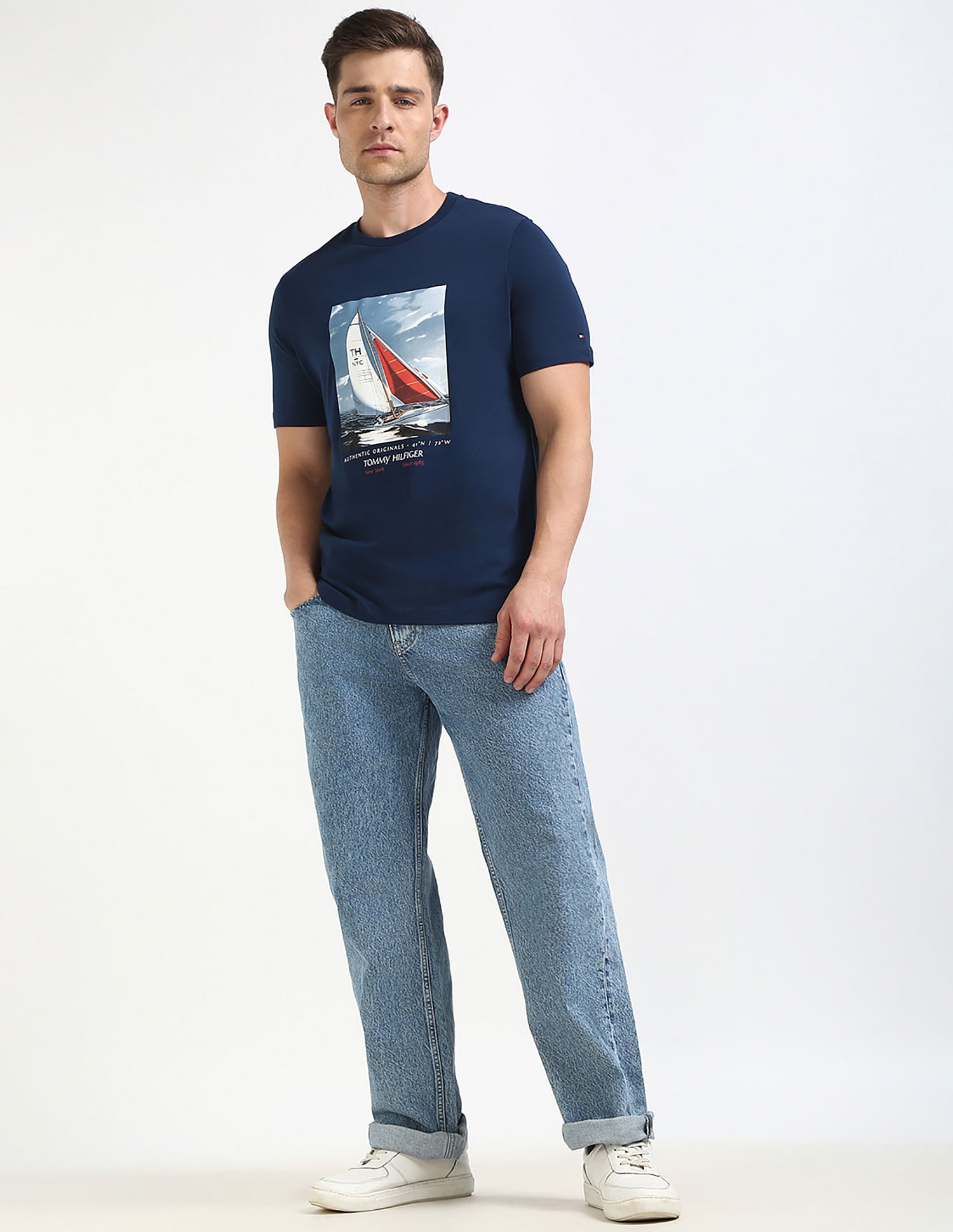 Tommy Hilfiger Printed Regular Fit T-Shirt