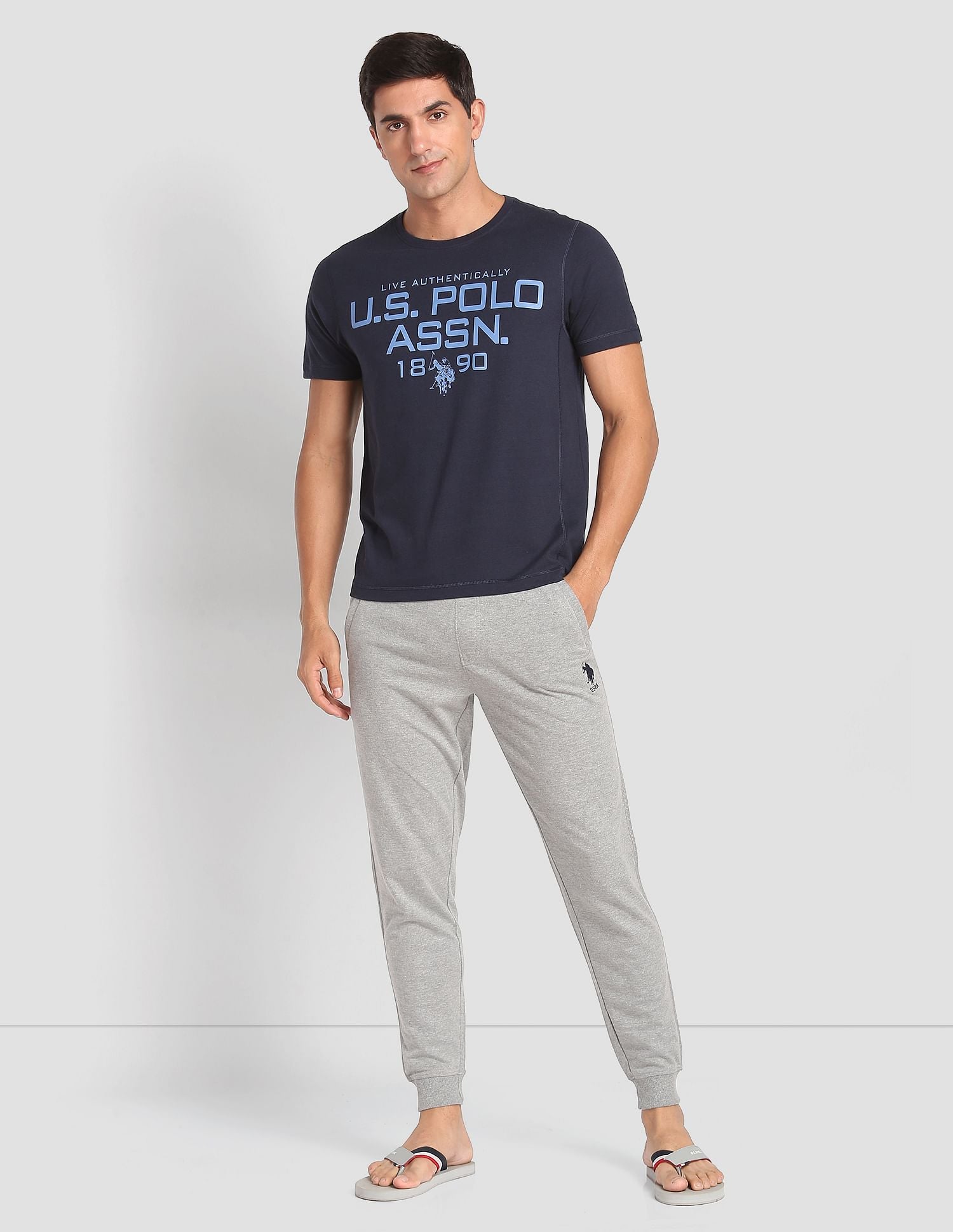 Crew Neck Tri Blend I682 Lounge T-Shirt - Pack Of 1